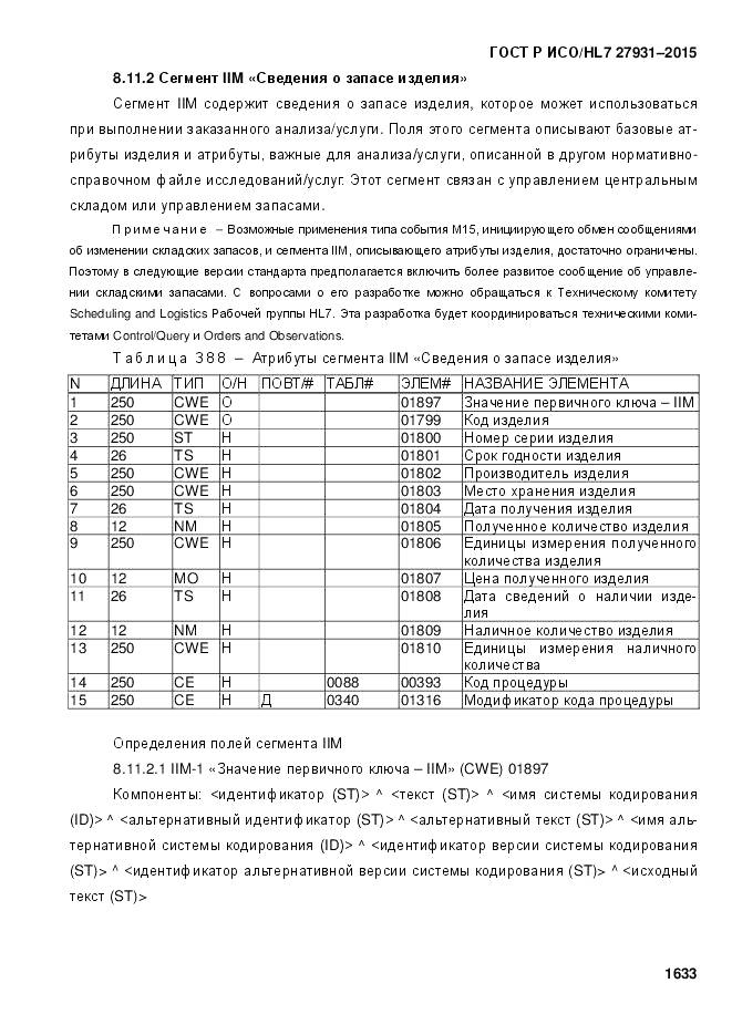 ГОСТ Р ИСО/HL 7 27931-2015, страница 1640